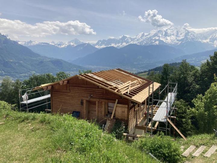 Travaux de construction de chalet en bois Sallanches 
